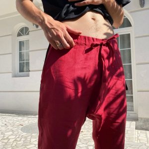 Breezy Linen Lounge Pants Sustainable Comfort for Summer and Beyond