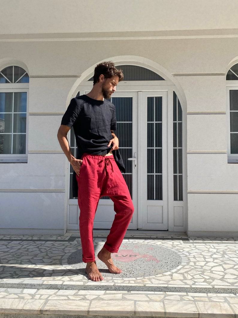 Breezy Linen Lounge Pants Sustainable Comfort for Summer and Beyond
