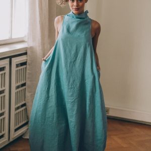 Breezy Linen Maxi Dress Elevate Your Summer Style with Comfort and Elegance