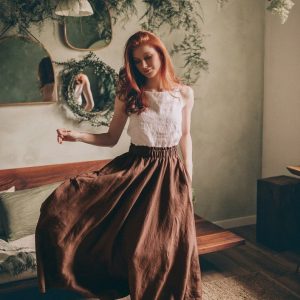 Breezy Linen Maxi Skirt Elevate Your Summer Style with Comfort and Elegance