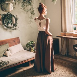 Breezy Linen Maxi Skirt Elevate Your Summer Style with Comfort and Elegance