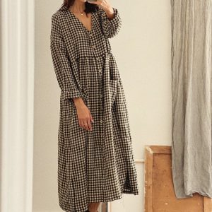 Breezy Linen Oversized Dress Elevate Your Style with Comfort and Elegance