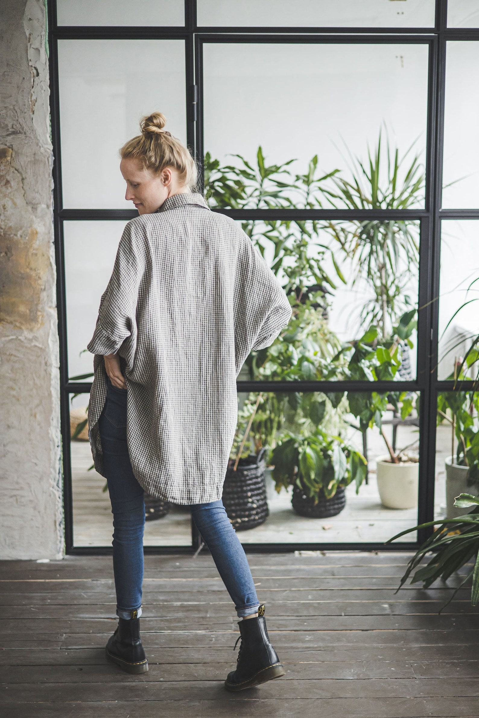 Breezy Linen Oversized Shirt Effortless Style for Every Body - Image 3