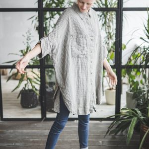 Breezy Linen Oversized Shirt Effortless Style for Every Body