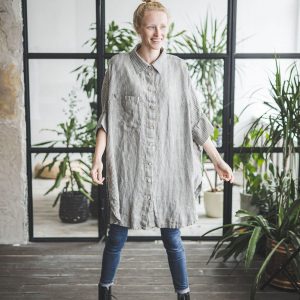 Breezy Linen Oversized Shirt Effortless Style for Every Body