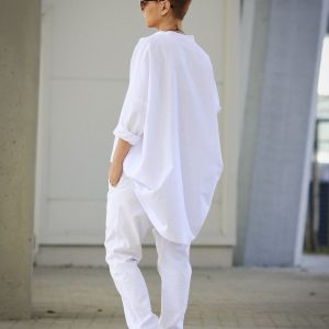 Breezy Linen Sanctuary Oversized Blouse, Tunic, and Shirt Dress for Effortless Style