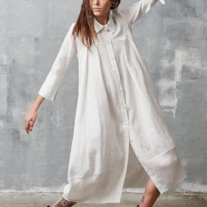 Breezy Linen Shirt Dress Elevate Your Summer Style with A92008