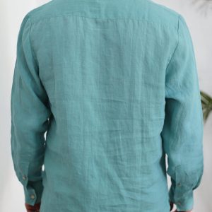 Breezy Linen Summer Shirt Perfect for Beach Days and Classrooms