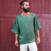 Breezy Linen T-Shirt Oversized Comfort and Style for Men