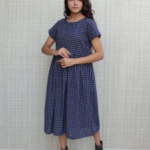 Breezy Linen Tea Dress Sustainable Style with Pockets