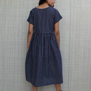 Breezy Linen Tea Dress Sustainable Style with Pockets