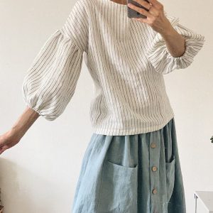 Breezy Linen Top BELLA Elevate Your Summer Wardrobe with Comfort and Style