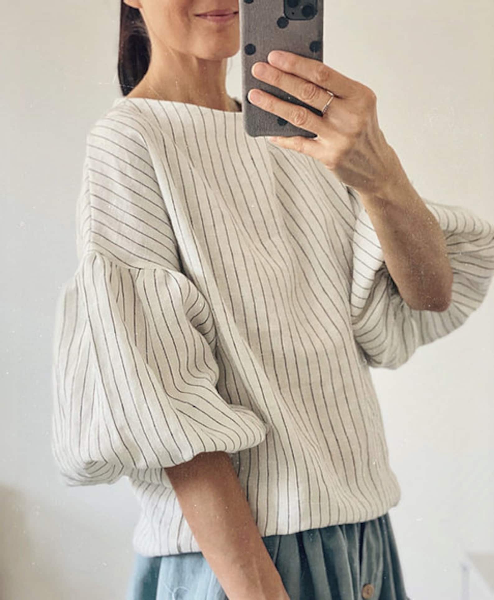 Breezy Linen Top BELLA Elevate Your Summer Wardrobe with Comfort and Style - Image 3