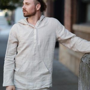 Breezy Linen Unisex Summer Hoodie Elevate Your Style with Comfort and Versatility