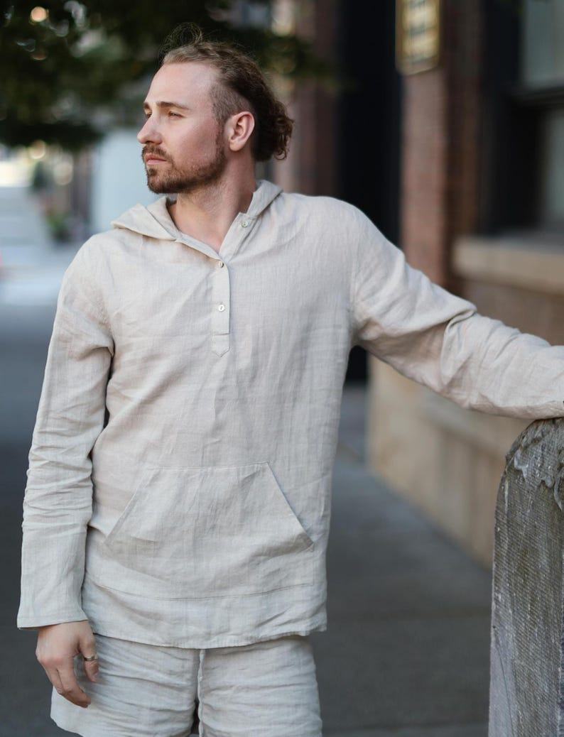 Breezy Linen Unisex Summer Hoodie Elevate Your Style with Comfort and Versatility