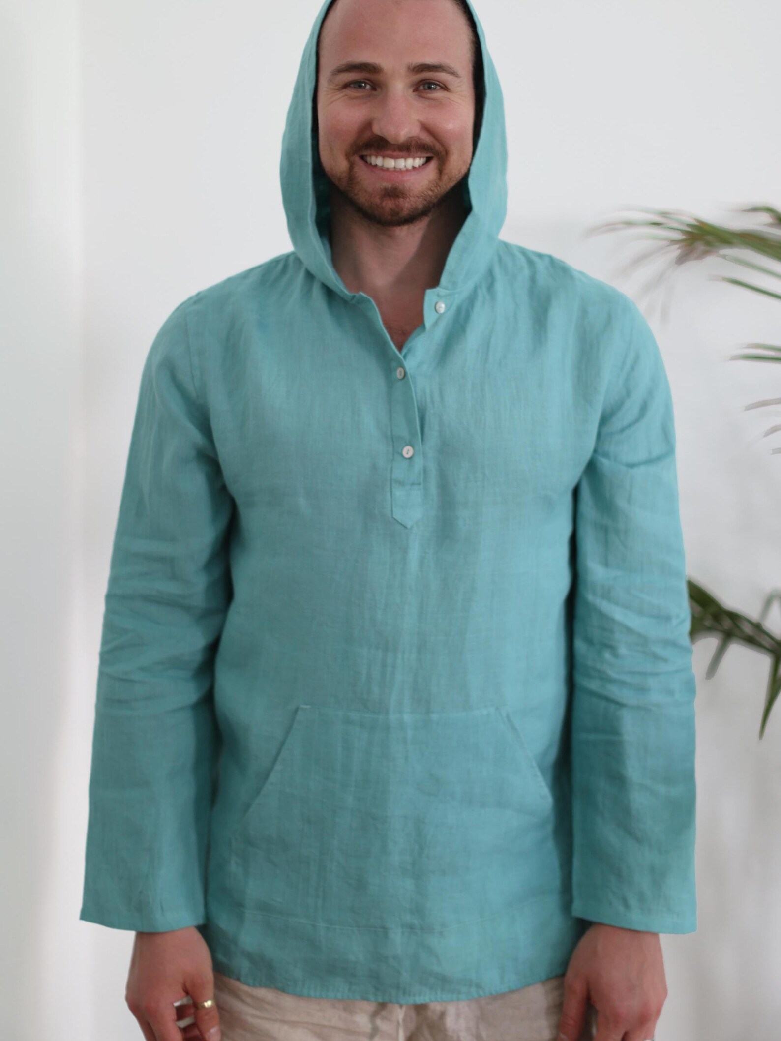 Breezy Linen Unisex Summer Hoodie Elevate Your Style with Comfort and Versatility - Image 6