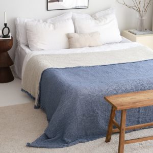 Breezy Summer Bedspread Snuggle in Organic Cotton Comfort for a Restful Night’s Sleep