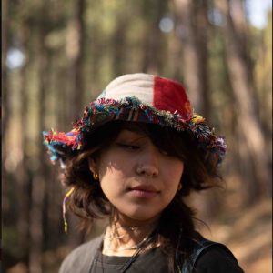 Breezy Summer Sanctuary Handcrafted Hemp Hat with Expansive Brim