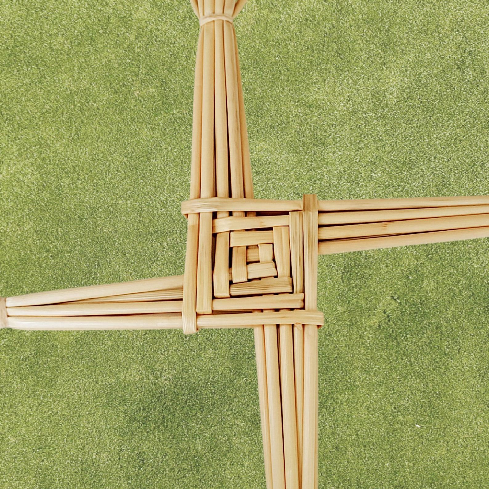 Brighid’s Cross Intricate Wheat Weaving for Irish Heritage and Home Decor