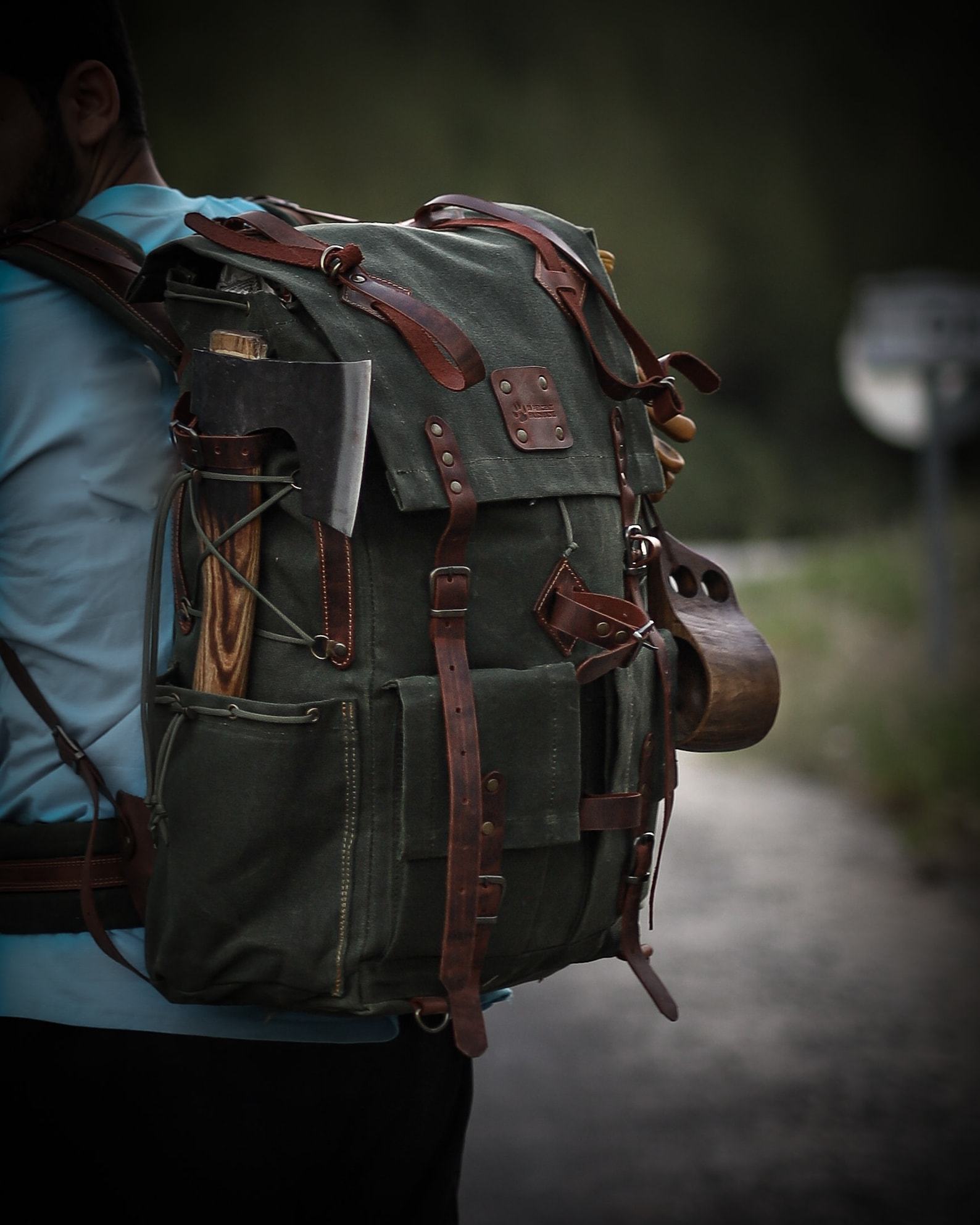 Bushcraft Backpack Your Ultimate Adventure Companion for Camping, Hiking, and Travel - Image 6
