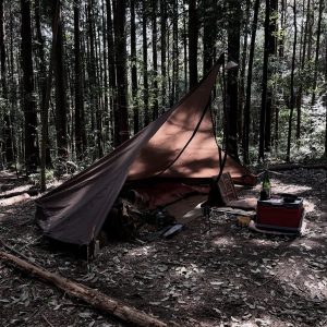 Bushcraft Canvas Tent Finnish Loue – Traditional Camping Tent with Organic Cotton Canvas