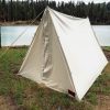 Bushcraft Canvas Wedge Tent Premium 95% Cotton Camping Sanctuary