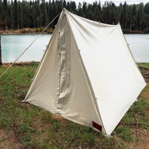 Bushcraft Canvas Wedge Tent Premium 95% Cotton Camping Sanctuary