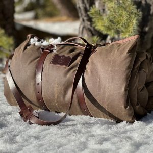 Bushcraft Spain Oilskin Cowboy Bedroll Waxed Canvas Bivvy Bag for Traditionalists