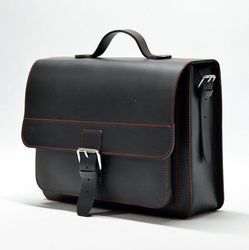 BUSINESS RIDE I The Ultimate Leather Bicycle Bag for Discerning Cyclists