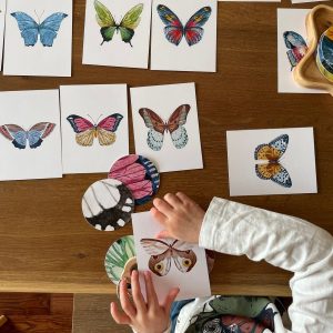 Butterfly Matching Cards Montessori-Inspired Nature Study for Toddlers