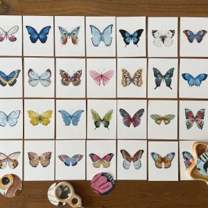 Butterfly Matching Cards Montessori-Inspired Nature Study for Toddlers