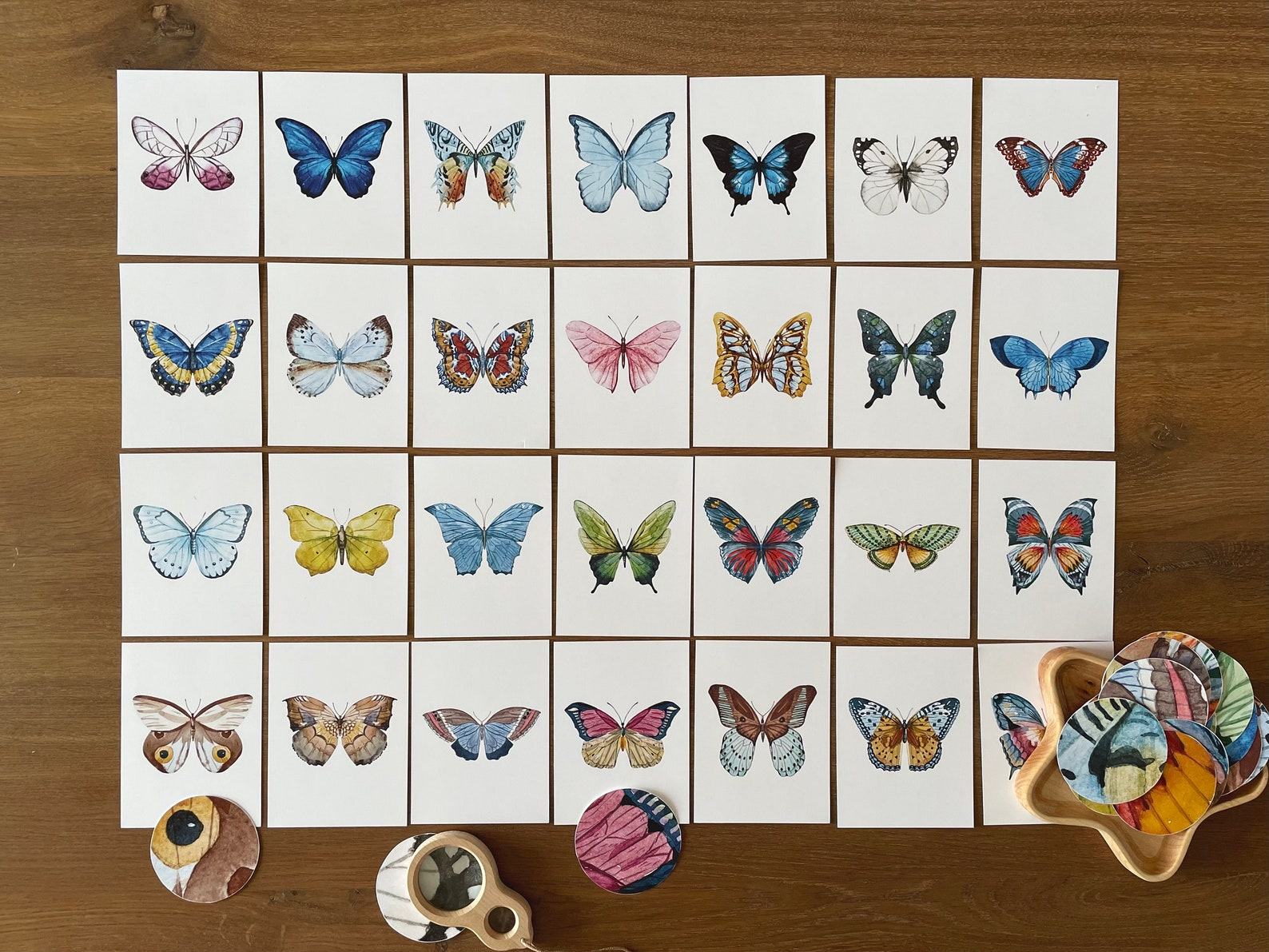 Butterfly Matching Cards Montessori-Inspired Nature Study for Toddlers - Image 3