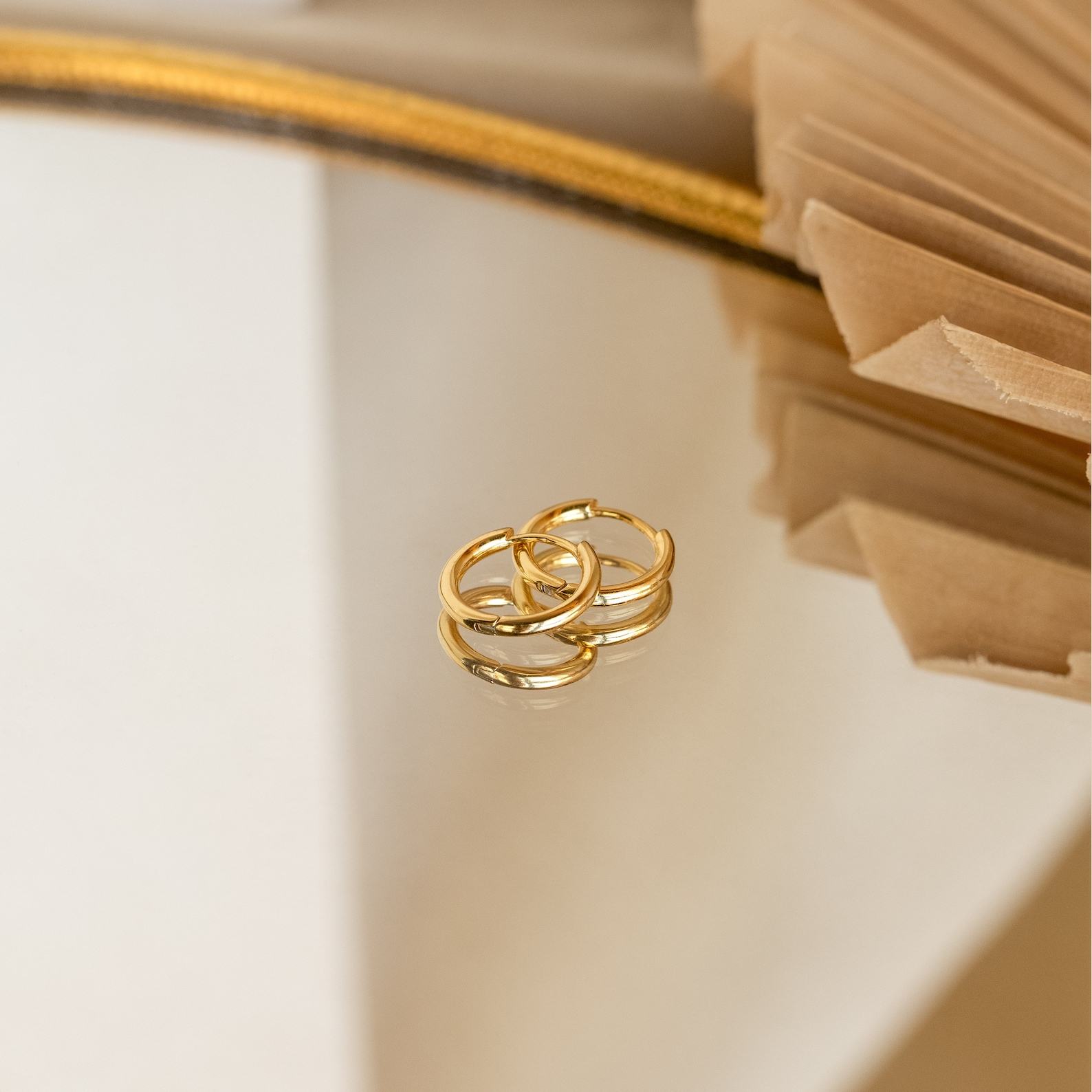 Caitlyn Minimalist Hoop Earrings Everyday Elegance for Every Occasion