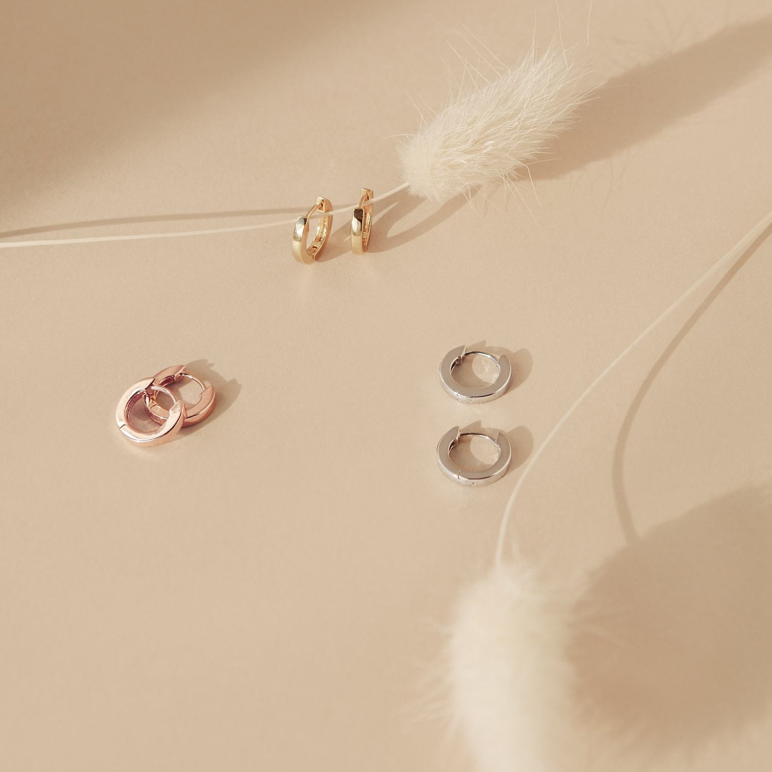 Caitlyn Minimalist Huggie Earrings The Perfect Everyday Accessory