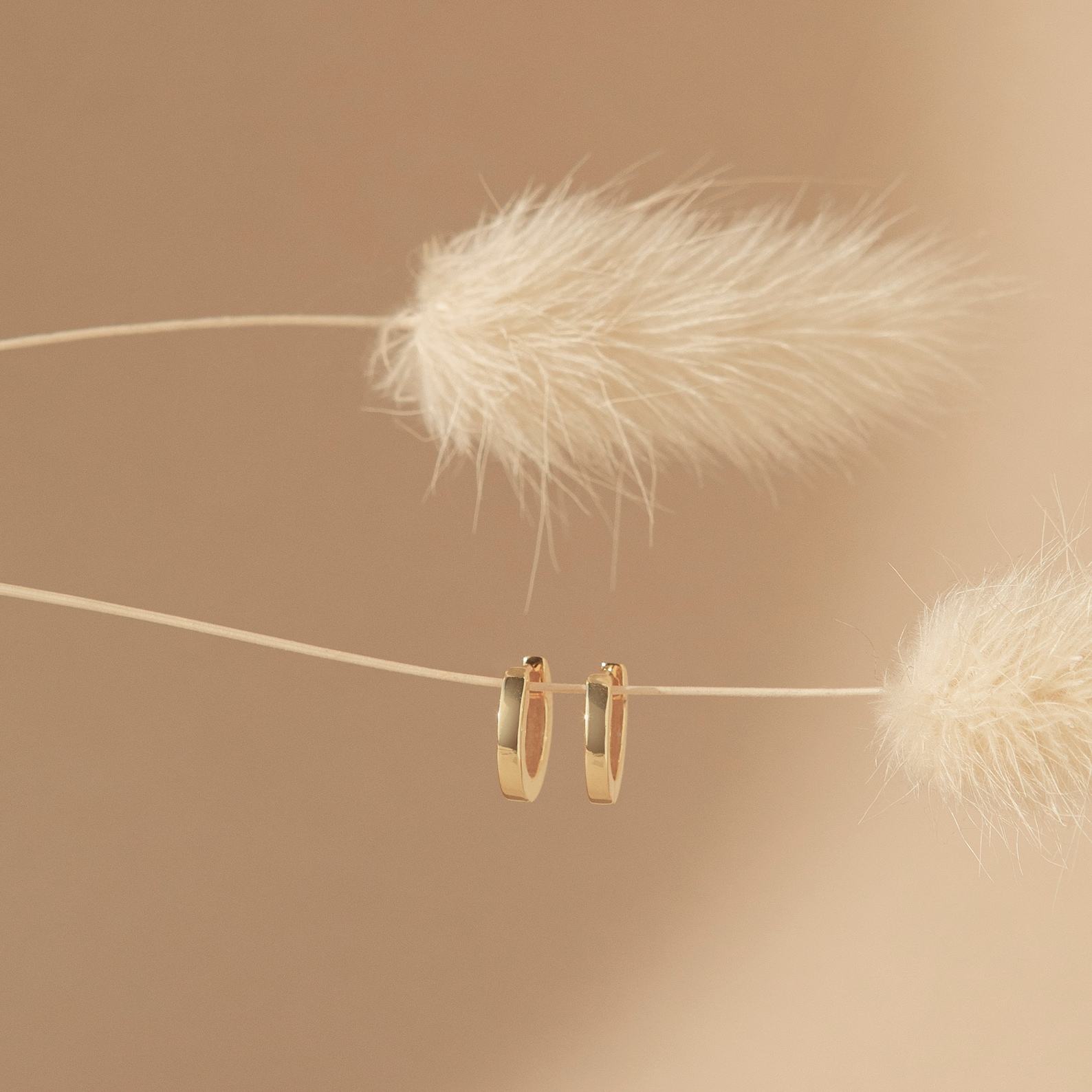 Caitlyn Minimalist Huggie Earrings The Perfect Everyday Accessory