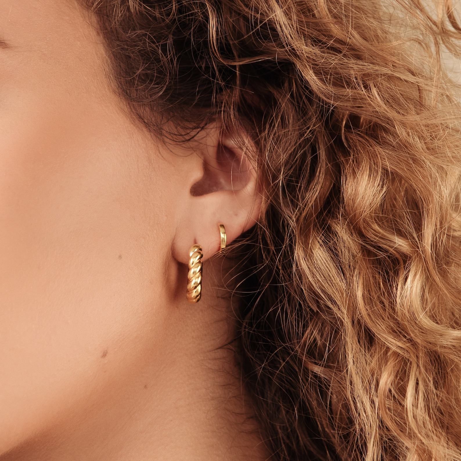 Caitlyn Minimalist Huggie Earrings The Perfect Everyday Accessory