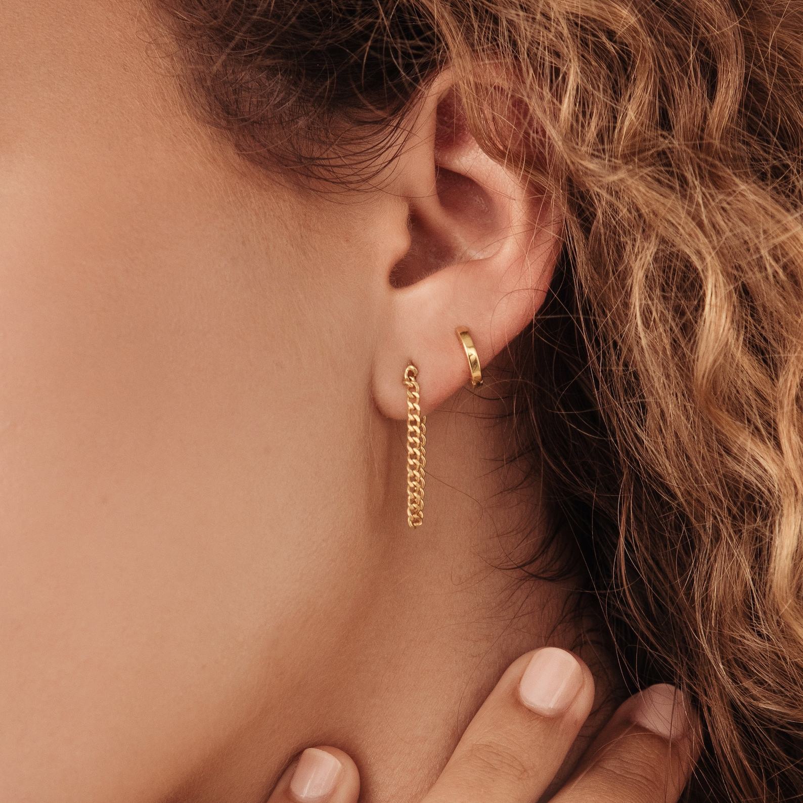 Caitlyn Minimalist Huggie Earrings The Perfect Everyday Accessory