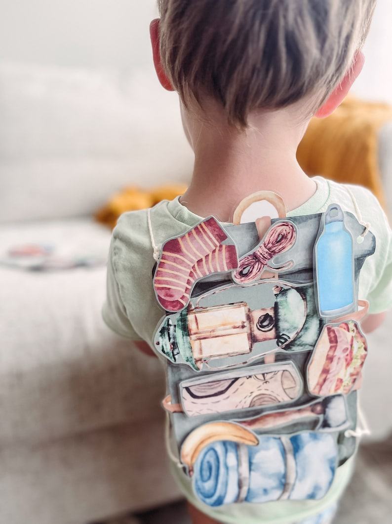 Camping Checklist Adventure A Fun and Educational Puzzle for Preschoolers