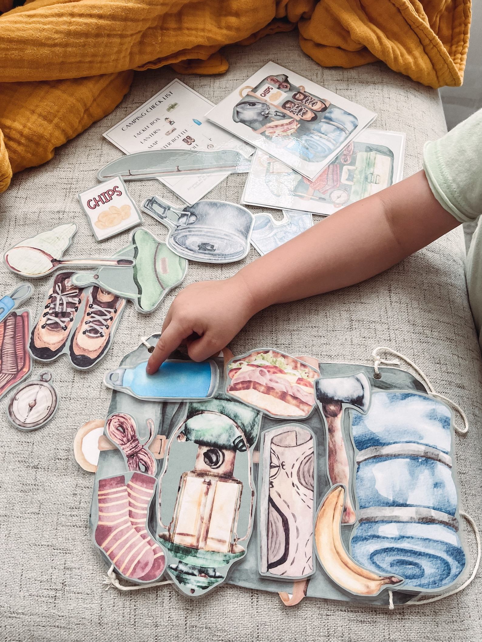 Camping Checklist Adventure A Fun and Educational Puzzle for Preschoolers - Image 2