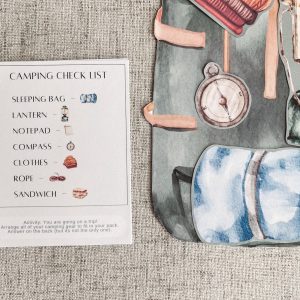 Camping Checklist Adventure A Fun and Educational Puzzle for Preschoolers