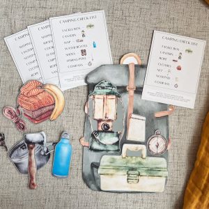 Camping Checklist Adventure A Fun and Educational Puzzle for Preschoolers