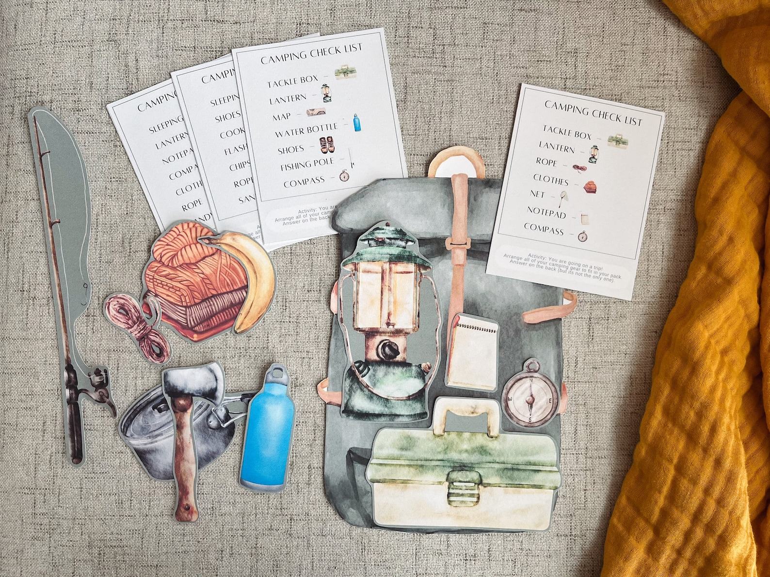 Camping Checklist Adventure A Fun and Educational Puzzle for Preschoolers - Image 5