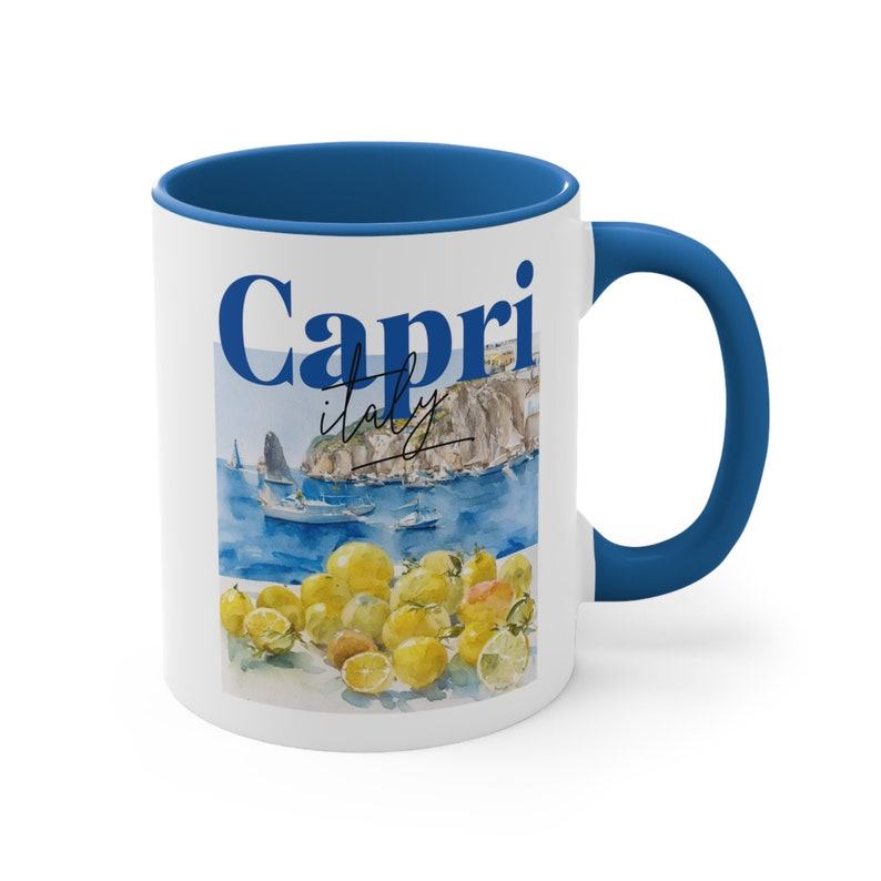 Capri Lemon Mug Savor the Essence of Italy with Every Sip