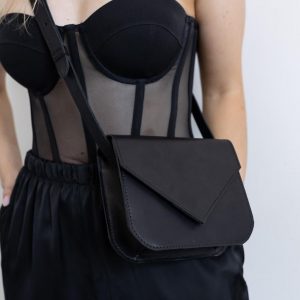 Captivating Black Leather Crossbody The Epitome of Elegance and Style