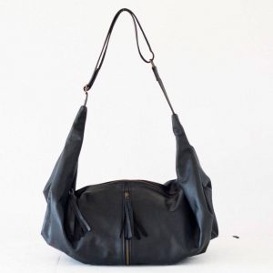 Captivating Black Leather Crossbody The Kallia Bag for Effortless Style and Functionality
