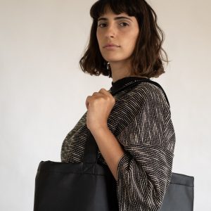 Captivating Black Vegan Leather Bag Ethical Style Meets Timeless Elegance