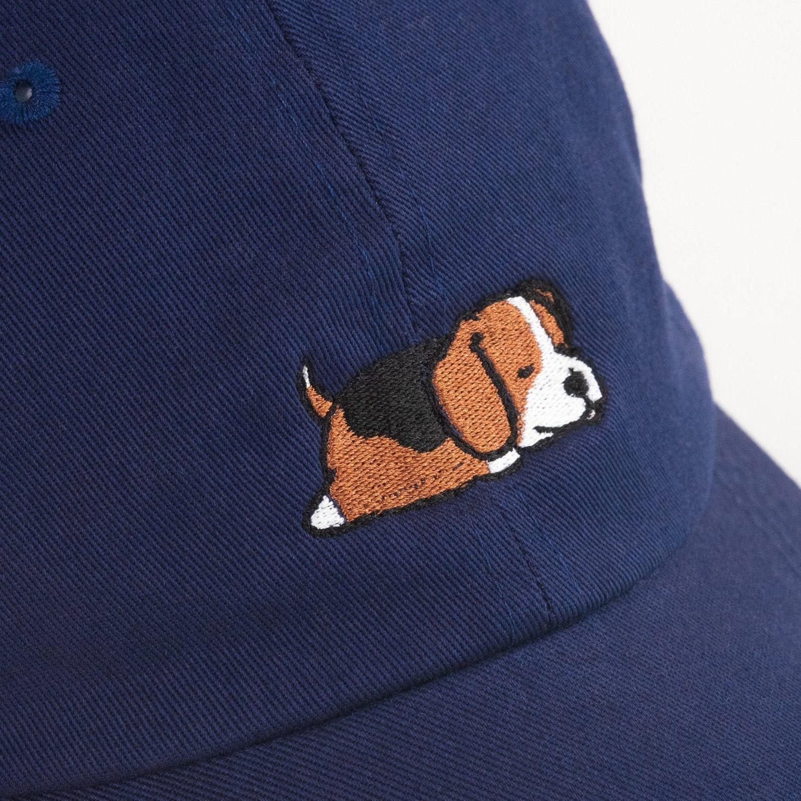 Captivating Cap Beagle Dog Embroidery Embroidered in the UK for a Paw-some Style