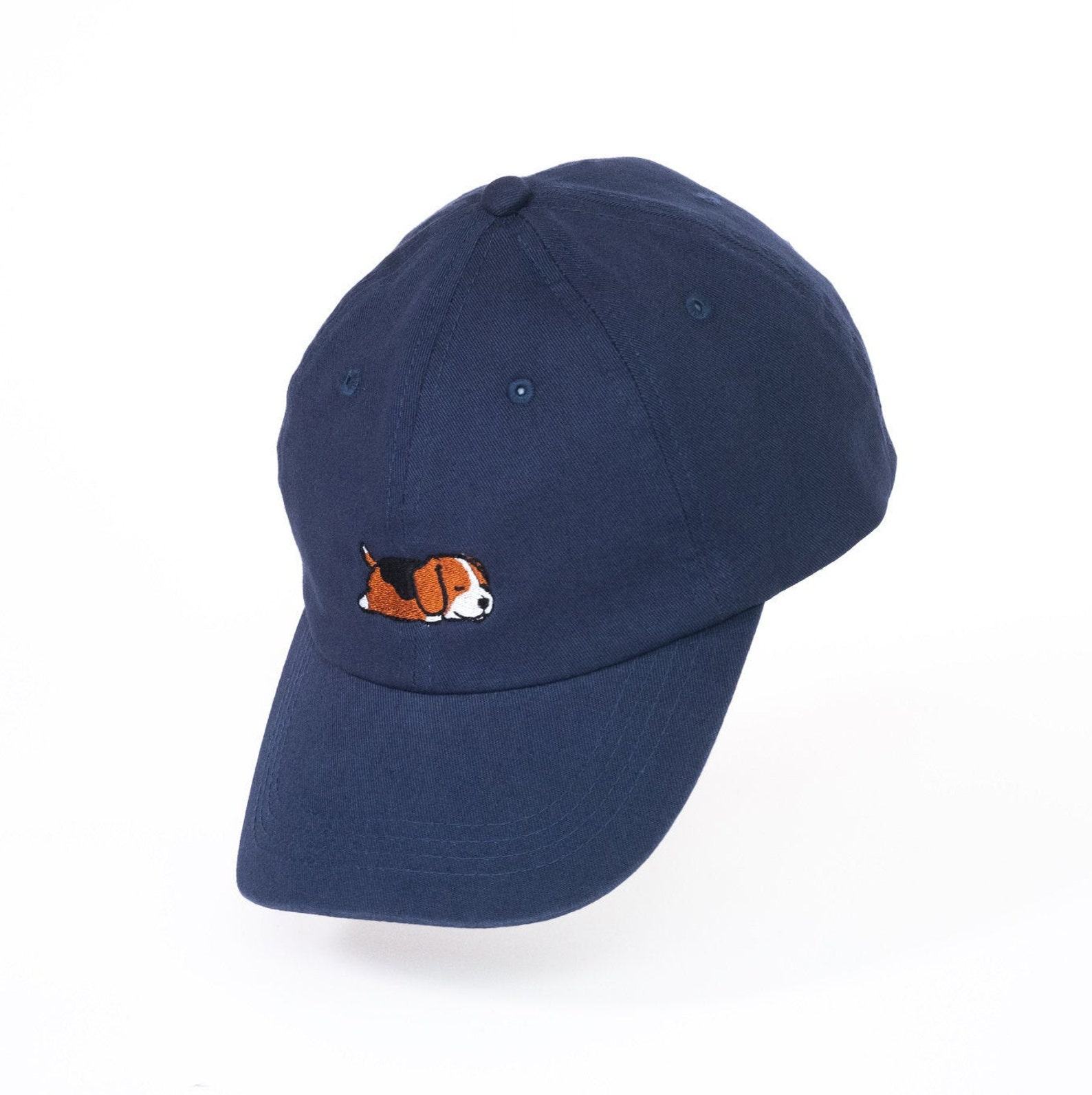 Captivating Cap Beagle Dog Embroidery Embroidered in the UK for a Paw-some Style