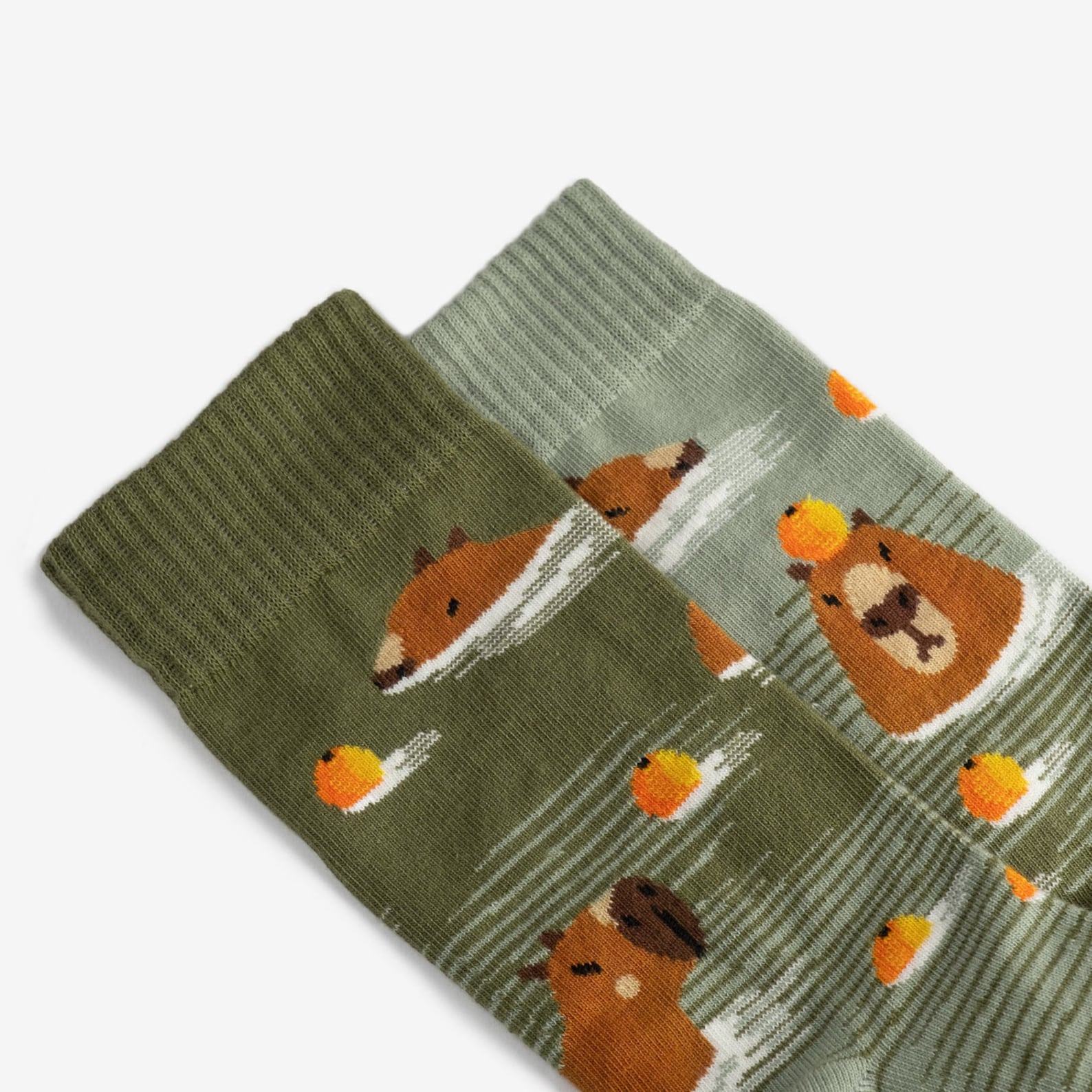Captivating Capybara Socks A Splash of Color for Your Feet