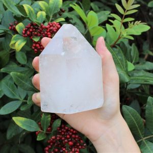 Captivating Clear Quartz Crystal Point A Majestic Beacon of Clarity and Energy